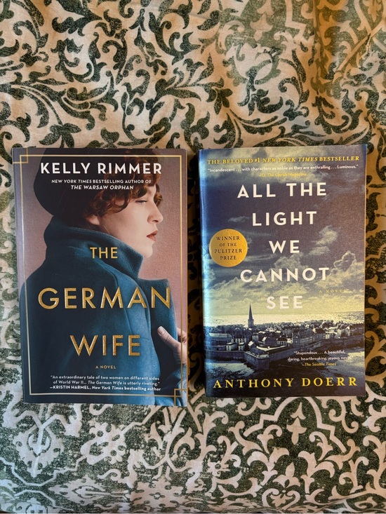 Other - The German Wife & All the Light We Cannot See — Two WWII Era paperback Novels